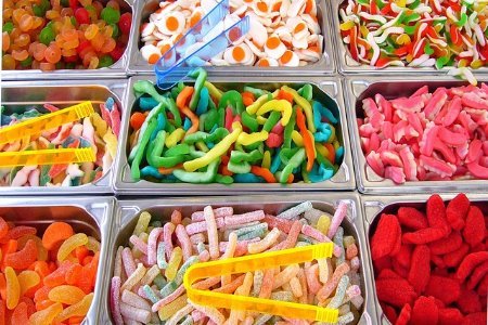 Alimentos Proibidos - Balas, Chicletes e Gomas